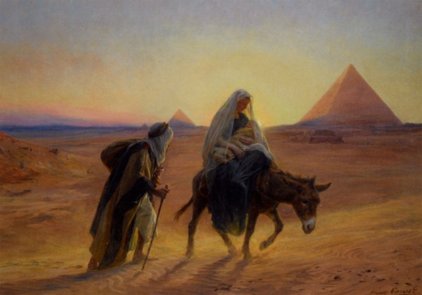 Flight into Egypt by Henry Ossawa Tanner